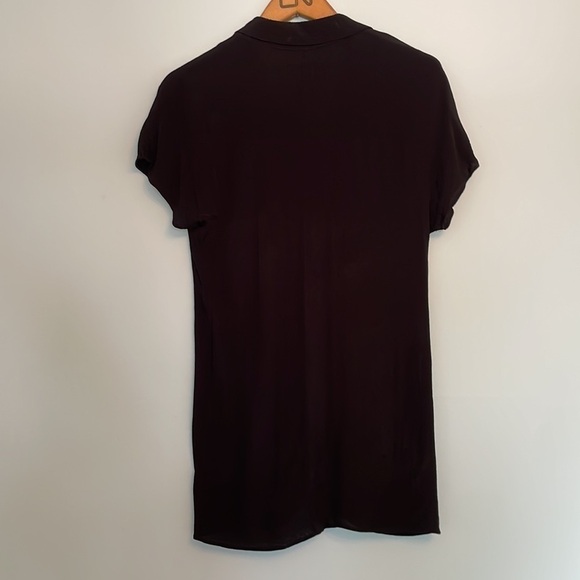 Wilfred Free Radhika Dress in Black Button Front Size XXS - Picture 5 of 7